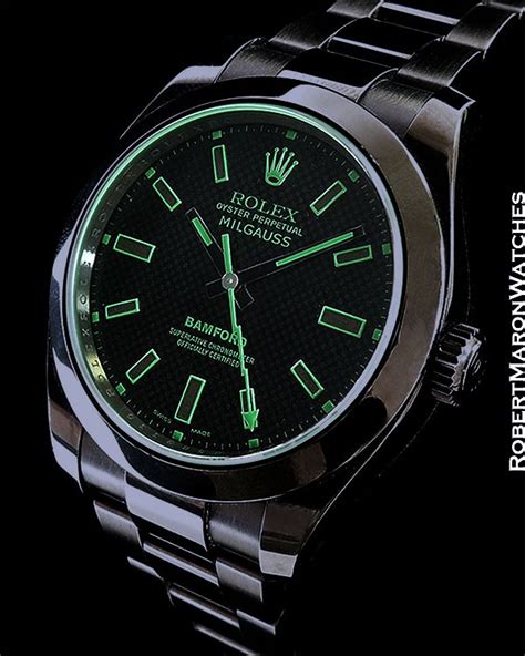 bamford milgauss rolex|rolex milgauss price new.